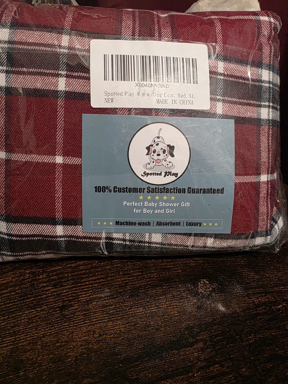 Red Flannel Dog Coats